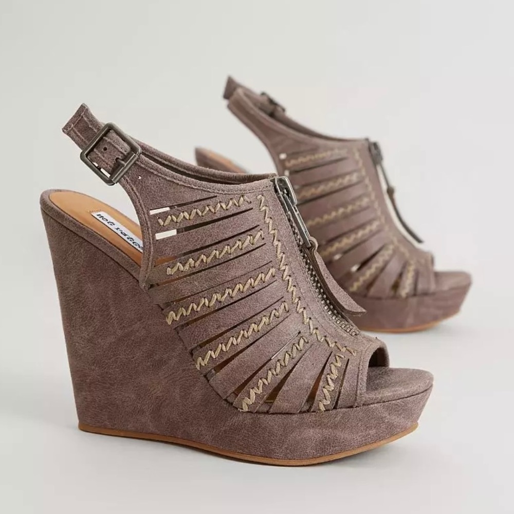 Not Rated Brown Wedges